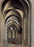 Pieter Jansz Saenredam, View of the ambulatory of the Grote or St. Bavokerk in Haarlem